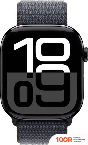Apple WATCH SERIES 10 46 ММ (АЛЮМИНИЕВЫЙ КОРПУС, ЧЕРНЫЙ/ТЕМНО-СЕРЫЙ, НЕЙЛОНОВЫЙ РЕМЕШОК) (294491)