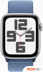 Apple WATCH SE 2 44 ММ (АЛЮМИНИЕВЫЙ КОРПУС, СЕРЕБРИСТЫЙ/ЗИМНИЙ СИНИЙ, НЕЙЛОНОВЫЙ РЕМЕШОК) (294399)