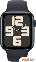 Apple WATCH SE 2 44 ММ (АЛЮМИНИЕВЫЙ КОРПУС, ПОЛУНОЧНЫЙ/ПОЛУНОЧНЫЙ, СПОРТИВНЫЙ СИЛИКОНОВЫЙ РЕМЕШОК M/L) (294390)