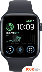 Apple WATCH SE 2 40 ММ (АЛЮМИНИЕВЫЙ КОРПУС, ПОЛУНОЧНЫЙ/ПОЛУНОЧНЫЙ, СПОРТИВНЫЙ СИЛИКОНОВЫЙ РЕМЕШОК M/L) (294366)