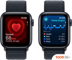 Apple WATCH SE 2 40 ММ (АЛЮМИНИЕВЫЙ КОРПУС, ПОЛУНОЧНЫЙ/ПОЛУНОЧНЫЙ, НЕЙЛОНОВЫЙ РЕМЕШОК) (294364)