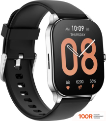 Amazfit POP 3S (СЕРЕБРИСТЫЙ, С СИЛИКОНОВЫМ РЕМЕШКОМ) (294320)