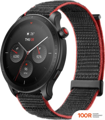 Amazfit GTR 4 (СЕРЫЙ, С ЧЕРНЫМ НЕЙЛОНОВЫМ РЕМЕШКОМ) (294286)