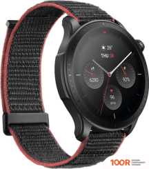 Amazfit GTR 4 (СЕРЫЙ, С ЧЕРНЫМ НЕЙЛОНОВЫМ РЕМЕШКОМ) (294286)
