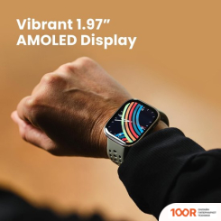 Amazfit BIP 6 (ТИТАНОВЫЙ, С ОРАНЖЕВЫМ СИЛИКОНОВЫМ РЕМЕШКОМ) (294255)