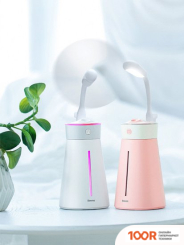 Увлажнитель воздуха Baseus SLIM WAIST С АКСЕССУАРАМИ (РОЗОВЫЙ) (292058)