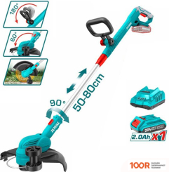 Триммер Total TGTLI203285 (С 1-ИМ АКБ) (291774)