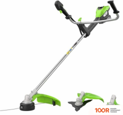 Триммер Greenworks TB201H 2112407 (БЕЗ АКБ) (291362)