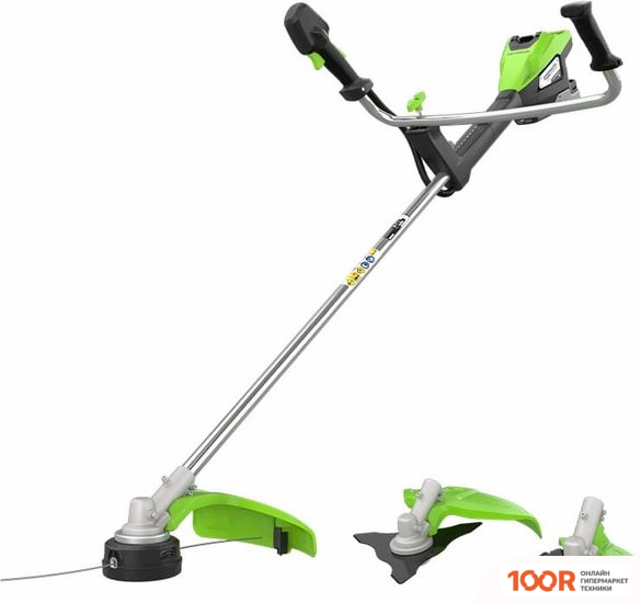 Триммер Greenworks TB201H 2112407 (БЕЗ АКБ) (291362)