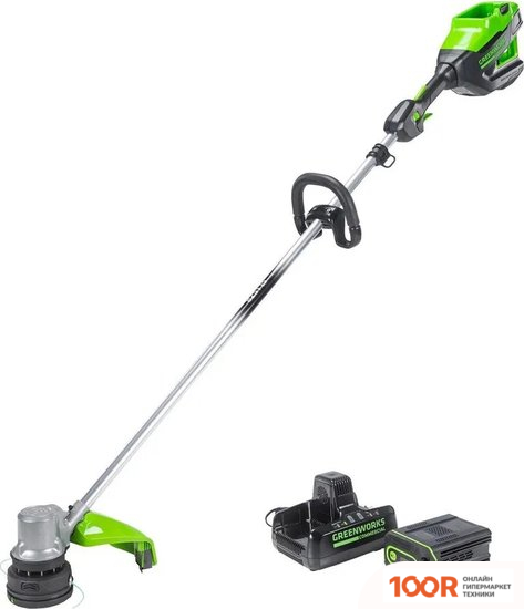 Триммер Greenworks GD82LTK2 2110607UA (С 1-ИМ АКБ 2.5 АЧ) (291358)