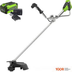 Триммер Greenworks GD40BCBК8 2105707UH (С 1-ИМ АКБ) (291349)