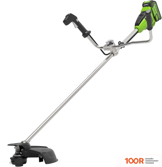 Триммер Greenworks GD40BCBK4 2105707UB (С 1-ИМ АКБ 4 АЧ) (291347)