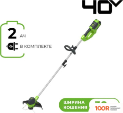 Триммер Greenworks G40LT30 (С 1-М АКБ) (291342)