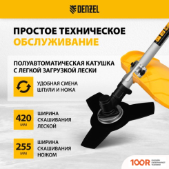 Триммер Denzel DTL-37-4T (291166)