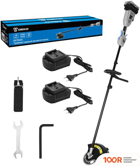 Триммер Deko DKTR40V PRO (С 2-МЯ АКБ) (291140)