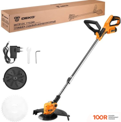 Триммер Deko DKTR12V MAX 063-4232-1 (С 1-ИМ АКБ) (291128)