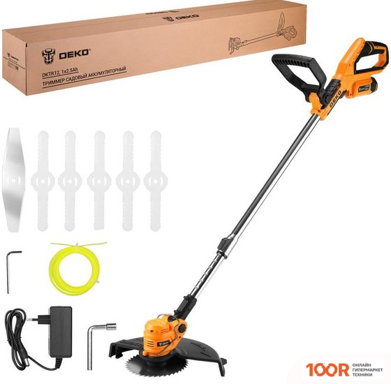 Триммер Deko DKTR12 085-2005 (С 1-ИМ АКБ) (291122)