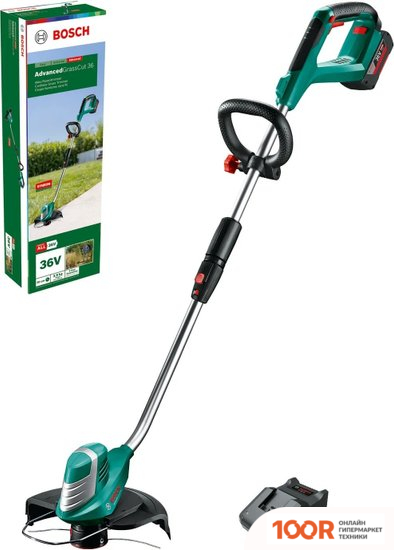 Триммер Bosch ADVANCEDGRASSCUT 36 0600878N03 (С 1-ИМ АКБ) (291044)