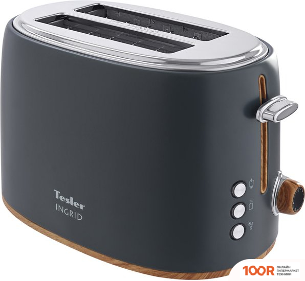 Тостер Tesler INGRID TT-240 (СЕРЫЙ) (290922)
