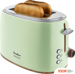 Тостер Tesler INGRID TT-240 (ЗЕЛЕНЫЙ) (290921)