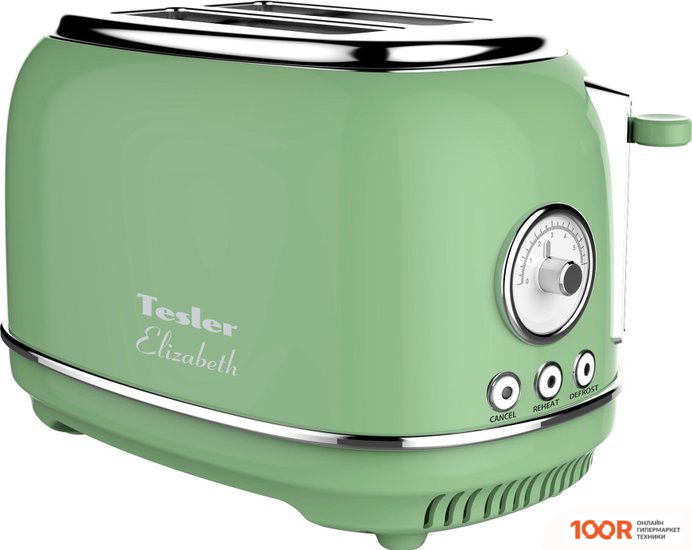 Тостер Tesler ELIZABETH TT-245 (ЗЕЛЕНЫЙ) (290912)