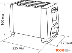Тостер TDM Electric УТРО SQ4003-0001 (БЕЛЫЙ) (290894)