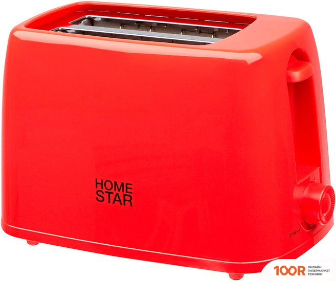 Тостер HomeStar HS-1015 106192 (КРАСНЫЙ) (290445)