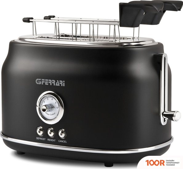 Тостер G3Ferrari G10134 (ЧЕРНЫЙ) (290390)