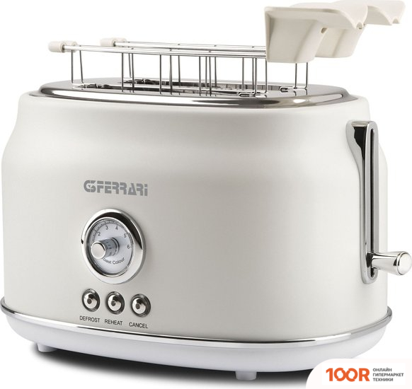 Тостер G3Ferrari G10134 (БЕЛЫЙ) (290389)