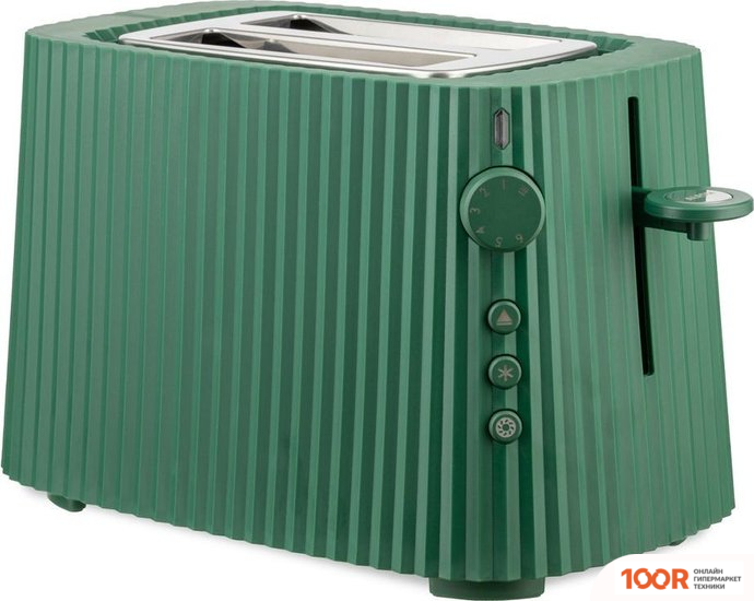 Тостер Alessi PLISSE MDL08GR (ЗЕЛЕНЫЙ) (290148)