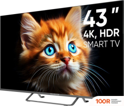 Телевизор Topdevice 43" ULTRA CS05 (СЕРЫЙ) (289285)