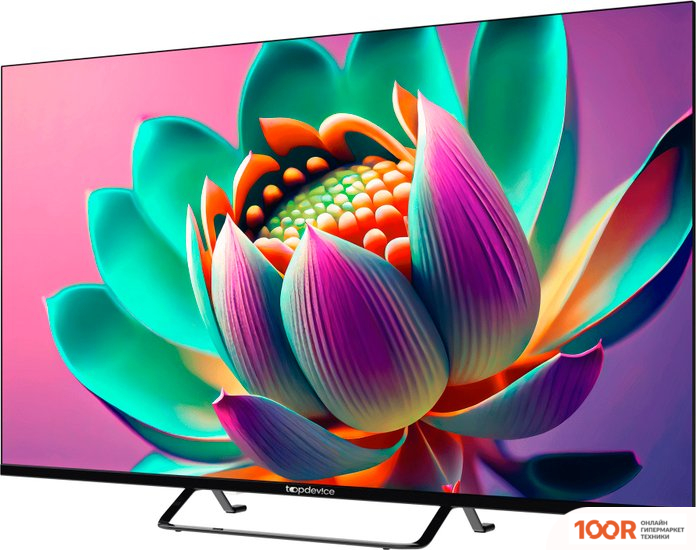 Телевизор Topdevice 43" SMART TV YАOS (ЧЕРНЫЙ) (289283)