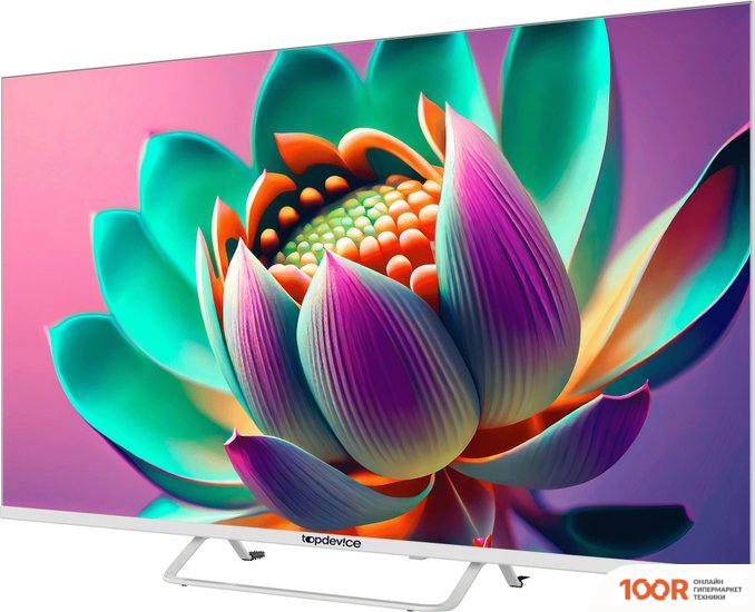 Телевизор Topdevice 43" SMART TV YАOS (БЕЛЫЙ) (289282)