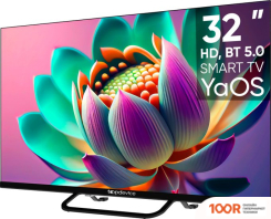 Телевизор Topdevice 32" SMART TV YАOS (ЧЕРНЫЙ) (289275)