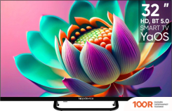 Телевизор Topdevice 32" SMART TV YАOS (ЧЕРНЫЙ) (289275)