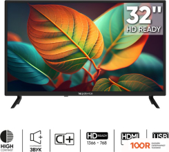 Телевизор Topdevice 32" LED BN02 (ЧЕРНЫЙ) (289269)