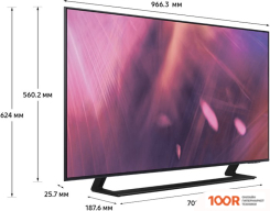 Телевизор Samsung CRYSTAL UHD 4K AU9000 UE43AU9000UXCE (287659)