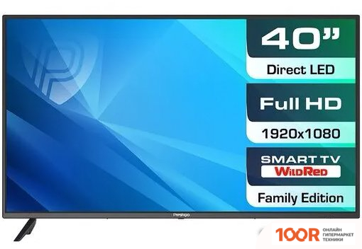 Телевизор Prestigio PTV40SS06Y (ЧЕРНЫЙ) (287576)