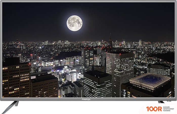Телевизор Prestigio PTV40SS04Y (СЕРЕБРИСТЫЙ) (287571)