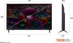Телевизор LG UHD AI UA75 43UA75009LA (287220)