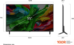 Телевизор LG QNED EVO AI QNED86 55QNED86A6A (287164)