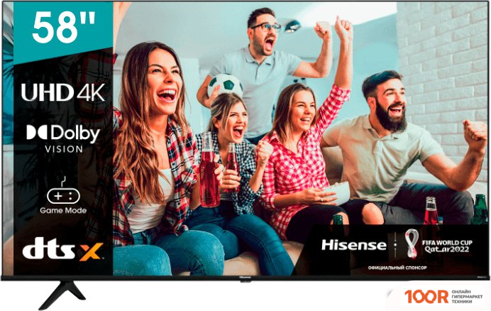 Телевизор Hisense 58A6BG (286112)