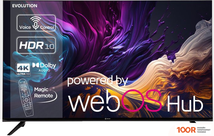 Телевизор Evolution WOS43MR1UHD + НАБОР КРУЖЕК MAKKUA CUP COZYDAY MC270 (285842)