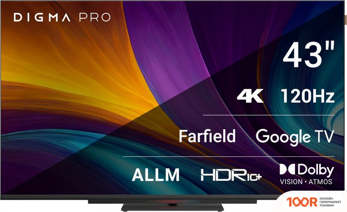 Телевизор Digma PRO UHD 43C (285679)