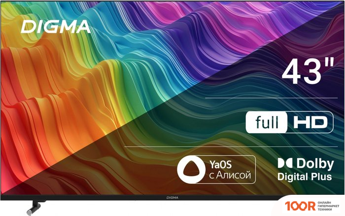 Телевизор Digma DM-LED43SBB33 (285646)
