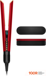 Dyson AIRSTRAIT (С ПЕРЕХОДНИКОМ НА ЕВРОВИЛКУ, КРАСНЫЙ БАРХАТ/ЗОЛОТОЙ) (265456)