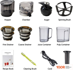 Соковыжималка Hurom H320N (МАТОВЫЙ ЧЕРНЫЙ) (264694)