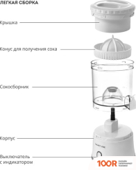 Соковыжималка Galaxy Line GL0855 (БЕЛЫЙ) (264629)
