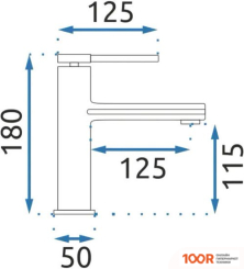 Rea OVAL B6514 (ХРОМ) (260555)