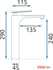 Rea BERG B2036 (ХРОМ) (260379)